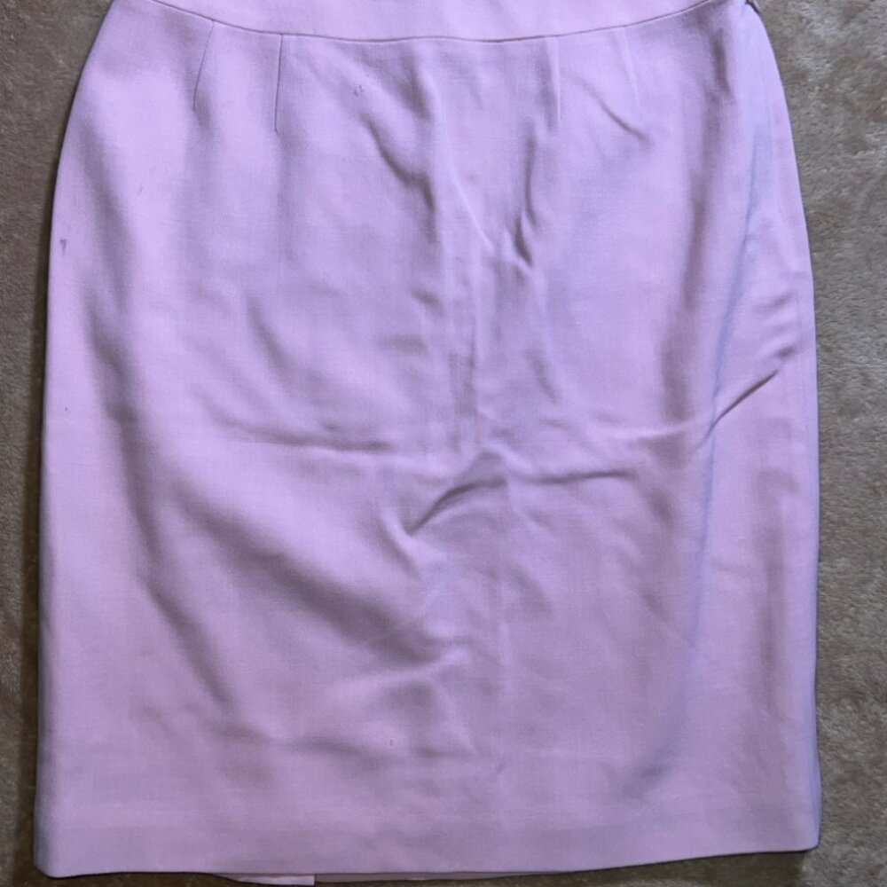 Linda Allard Ellen Tracy Women 8P Pale‎ Pink Pencil Career Business Office Skirt